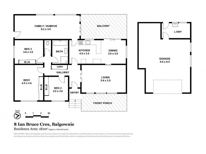 8 Ian Bruce Crescent, Balgownie NSW 2519 Floorplan