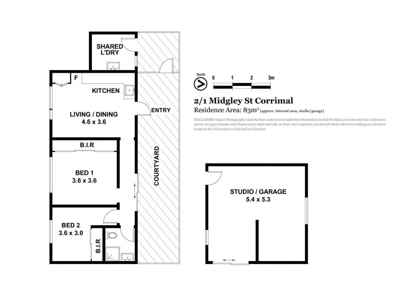 2/1 Midgley Street, Corrimal NSW 2518 Floorplan