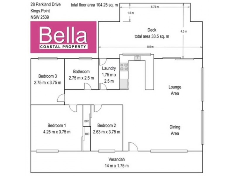 28 Parkland Drive, Kings Point NSW 2539 Floorplan