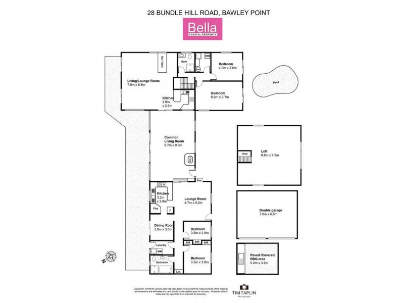 28 Bundle Hill Road, Bawley Point NSW 2539 Floorplan