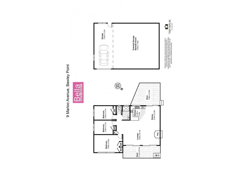 9 Marloo Avenue, Bawley Point NSW 2539 Floorplan