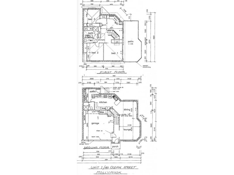 1/40 Ocean Street, Mollymook Beach NSW 2539 Floorplan