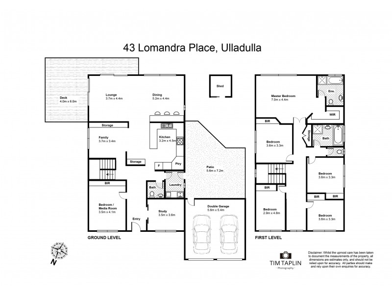 43 Lomandra Place, Ulladulla NSW 2539 Floorplan