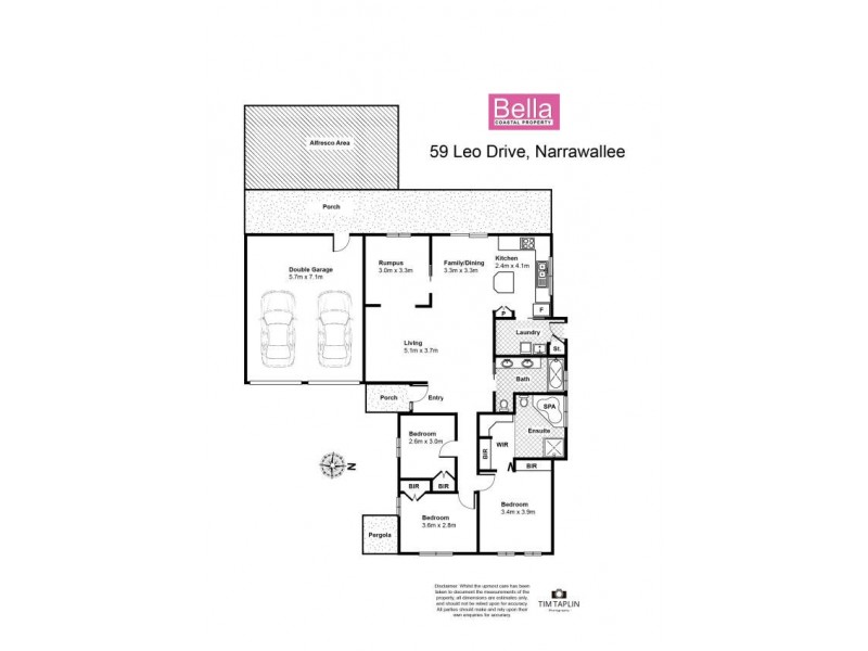59 Leo Drive, Narrawallee NSW 2539 Floorplan