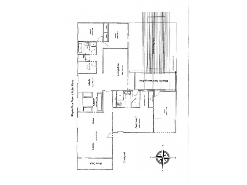 1 Robin Place, Mollymook NSW 2539 Floorplan