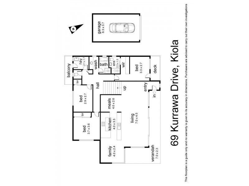 69 Kurrawa Drive, Kioloa NSW 2539 Floorplan