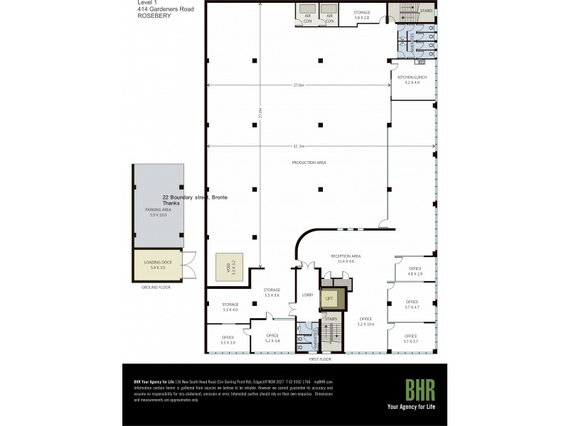 414 Gardeners Road, Rosebery NSW 2018 Floorplan