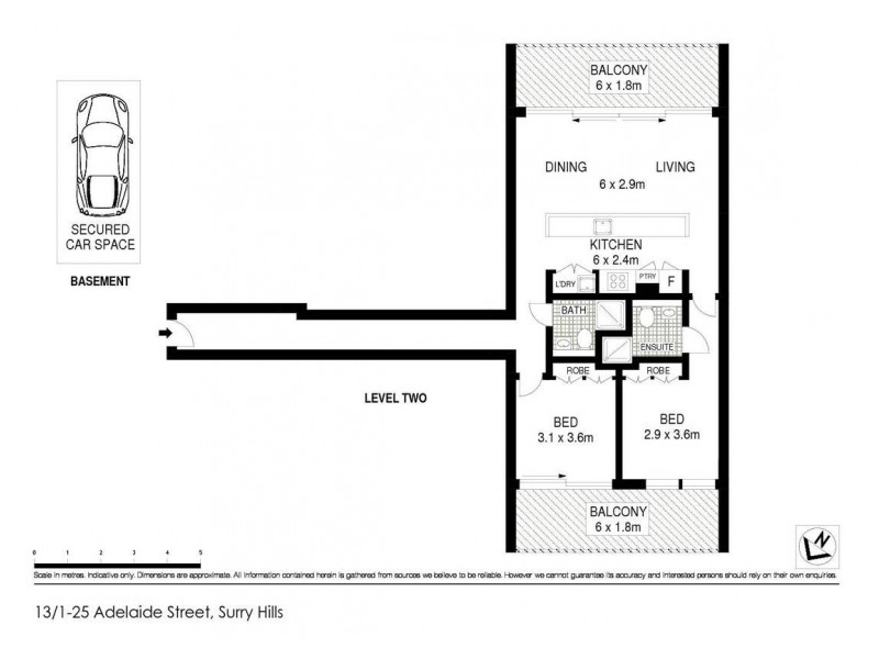 13/1-25 Adelaide Street, Surry Hills NSW 2010 Floorplan