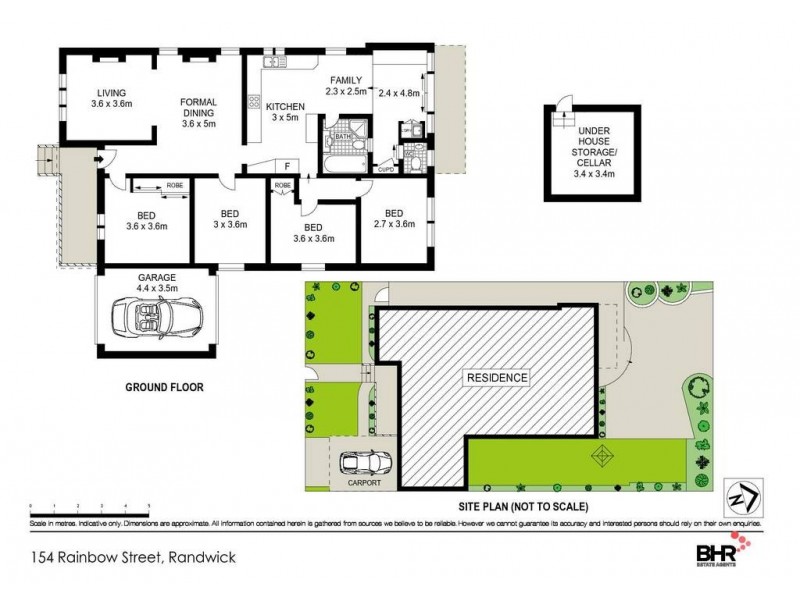 154 Rainbow Street, Randwick NSW 2031 Floorplan