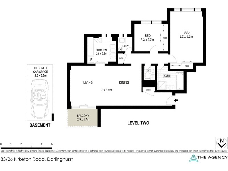 83/26 Kirketon Road, Darlinghurst NSW 2010 Floorplan