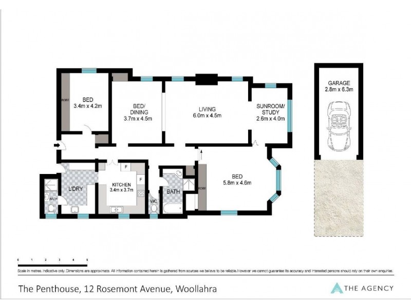 5/12 Rosemont Avenue, Woollahra NSW 2025 Floorplan