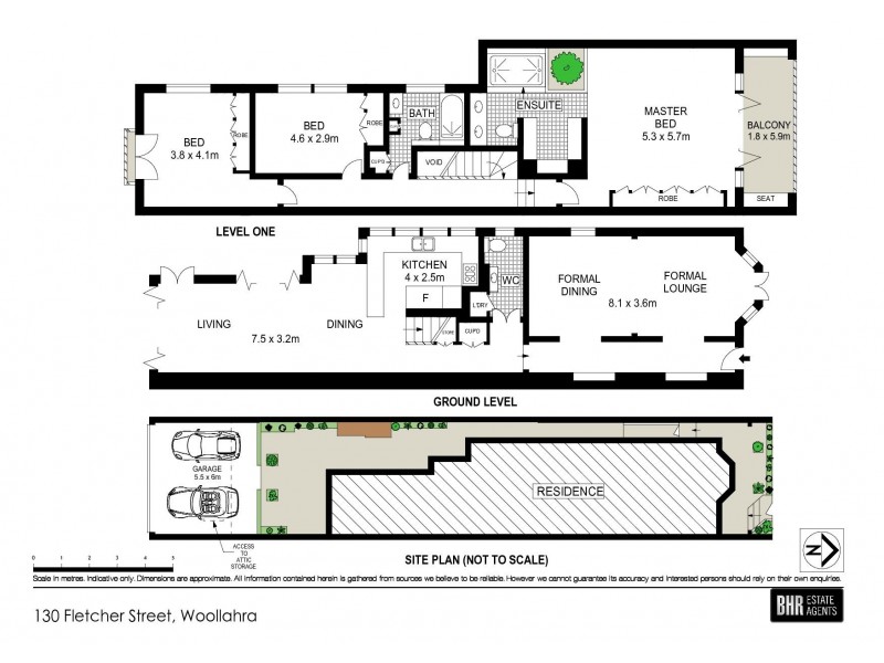 130 Fletcher Street, Woollahra NSW 2025 Floorplan