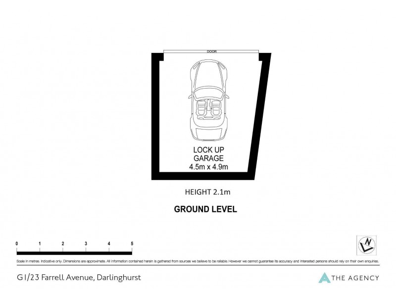 Garage 1/3A Farrell Avenue, Darlinghurst NSW 2010 Floorplan