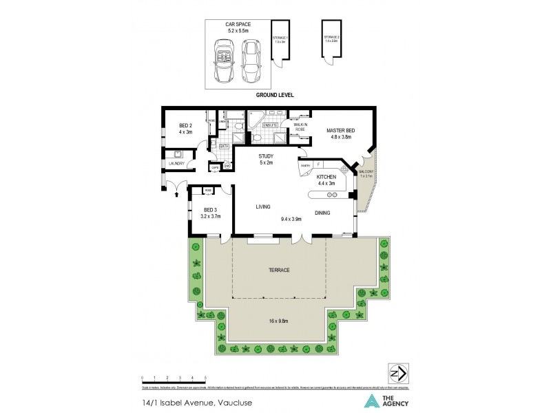 14/1 Isabel Avenue, Vaucluse NSW 2030 Floorplan