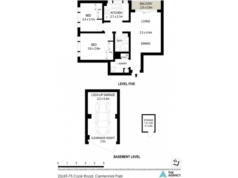 23/69-75 Cook Road, Centennial Park NSW 2021 Floorplan