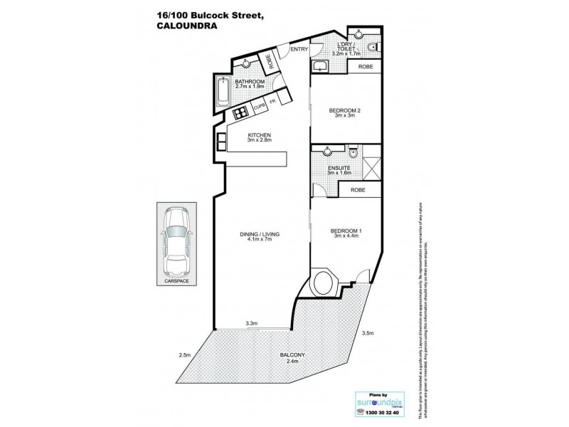 16/38 Bulcock Beach Esplanade, Caloundra QLD 4551 Floorplan
