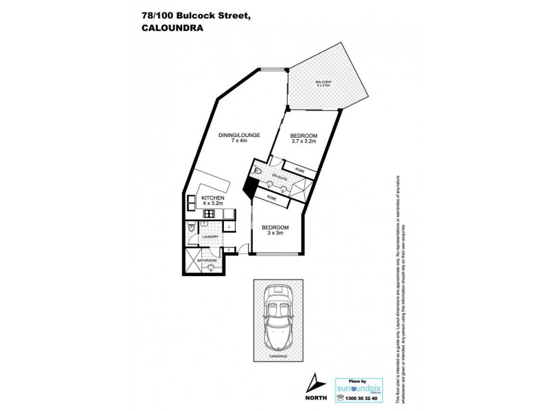 78/100 Bulcock Street, Caloundra QLD 4551 Floorplan