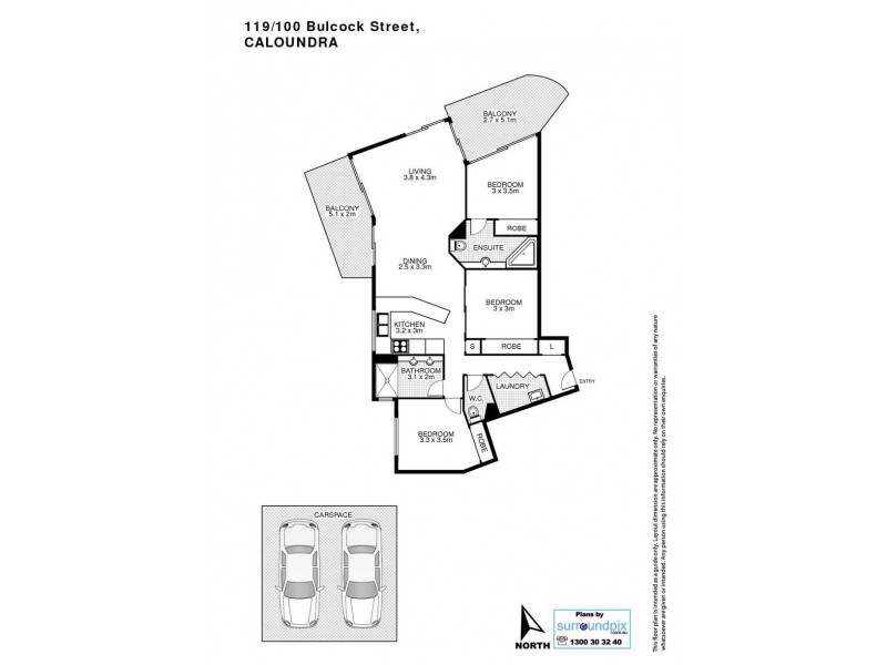 119/38 Bulcock Beach Esplanade, Caloundra QLD 4551 Floorplan