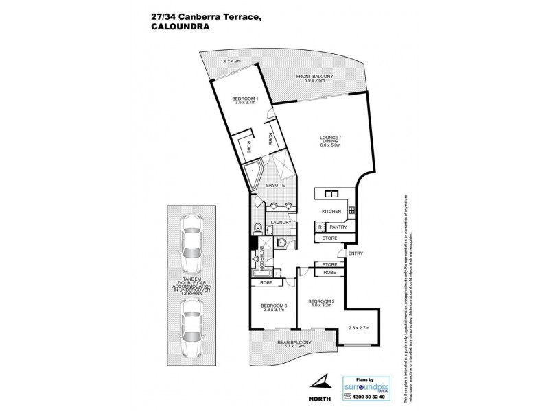 27/34 Canberra Terrace, Caloundra QLD 4551 Floorplan