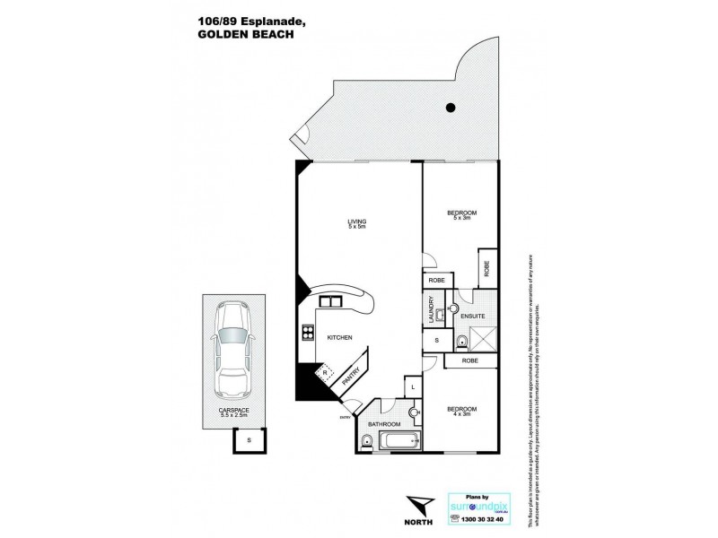 106/89 Golden Beach Esplanade, Golden Beach QLD 4551 Floorplan
