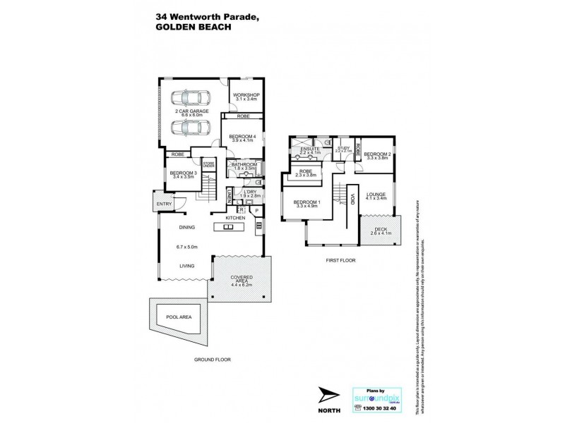 34 Wentworth Parade, Golden Beach QLD 4551 Floorplan