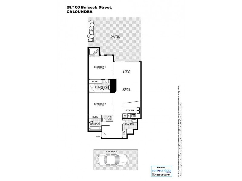 28/38 Bulcock Beach Esplanade, Caloundra QLD 4551 Floorplan