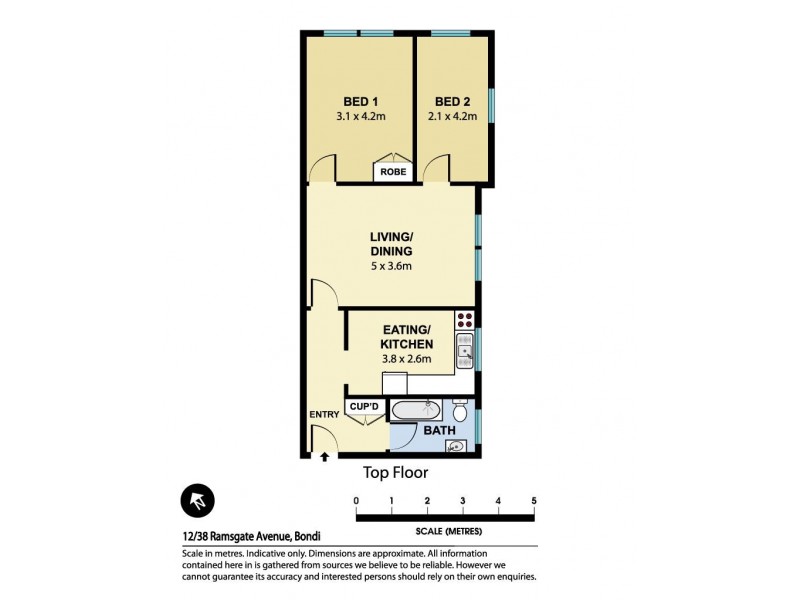 12/38 Ramsgate Avenue, Bondi Beach NSW 2026 Floorplan
