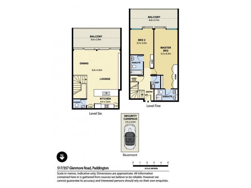 517/357 Glenmore Road, Paddington NSW 2021 Floorplan