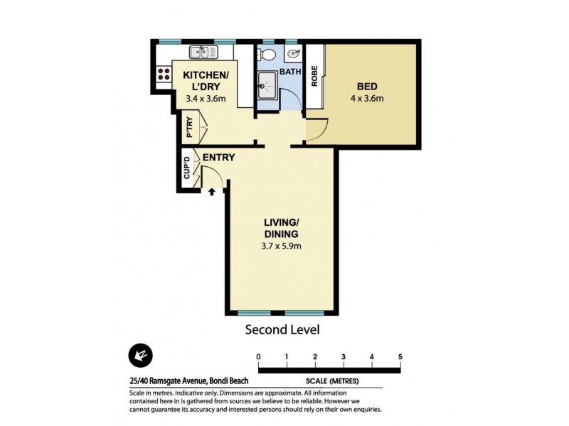 25/40-42 Ramsgate Avenue, Bondi Beach NSW 2026 Floorplan