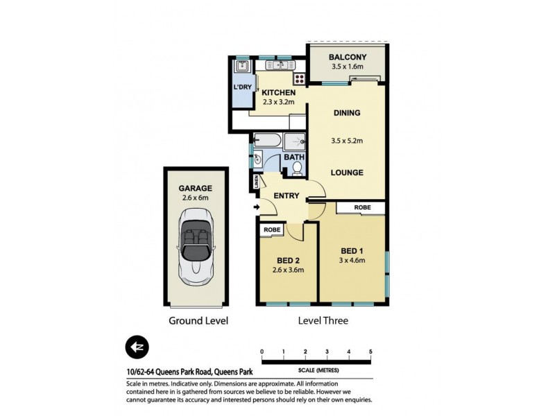 10/62-64 Queens Park Road, Queens Park NSW 2022 Floorplan
