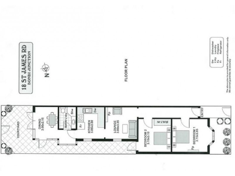 18 St James Road, Bondi Junction NSW 2022 Floorplan
