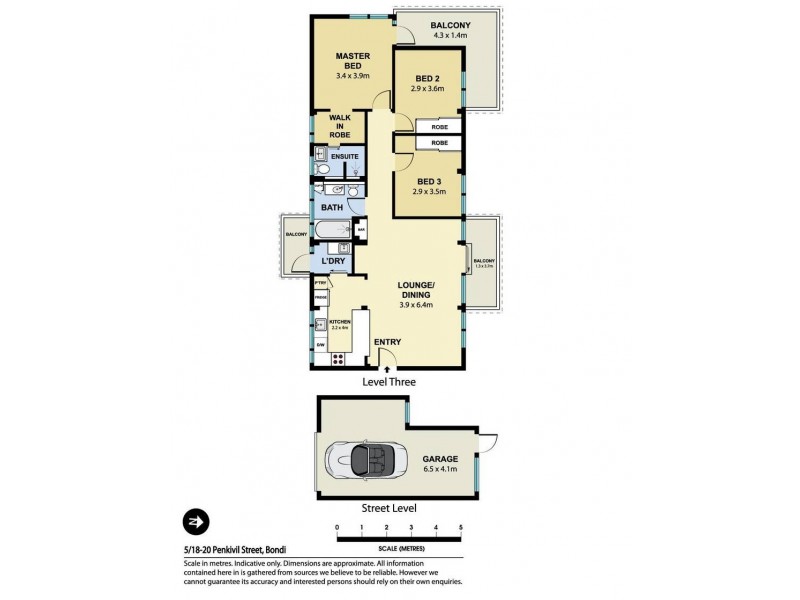 5/18-20 Penkivil Street, Bondi NSW 2026 Floorplan
