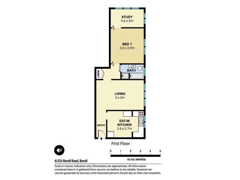 6/333 Bondi Road, Bondi Beach NSW 2026 Floorplan