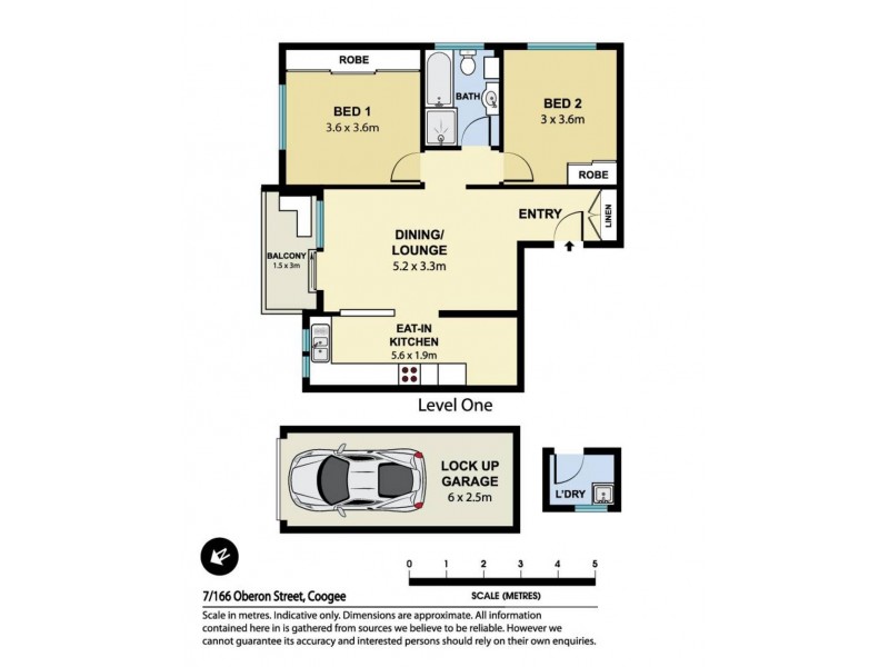 7/166 Oberon Street, Coogee NSW 2034 Floorplan