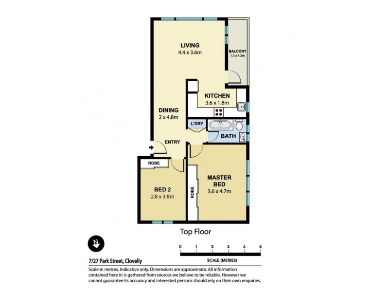 7/27 Park Street, Clovelly NSW 2031 Floorplan