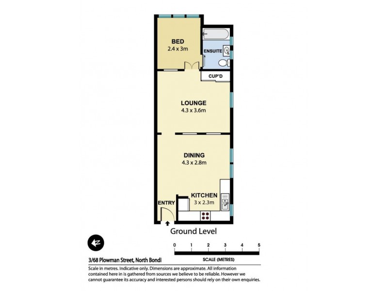3/68 Plowman Street, North Bondi NSW 2026 Floorplan