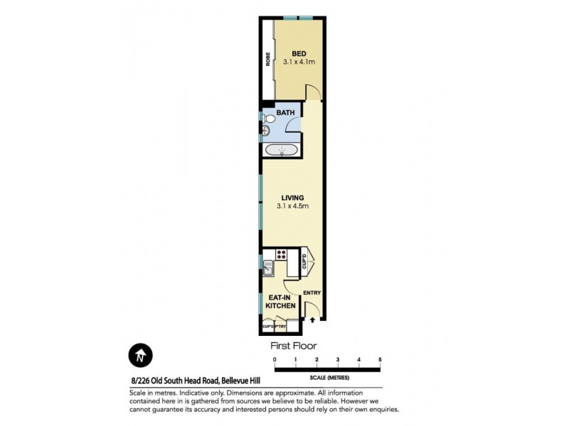 8/226 Old South Head Road, Bellevue Hill NSW 2023 Floorplan