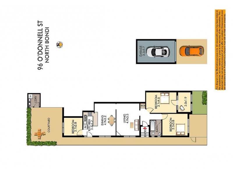 96 O’Donnell Street, North Bondi NSW 2026 Floorplan