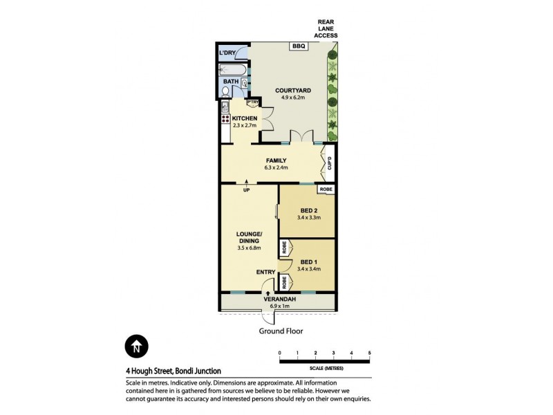 4 Hough Street, Bondi Junction NSW 2022 Floorplan