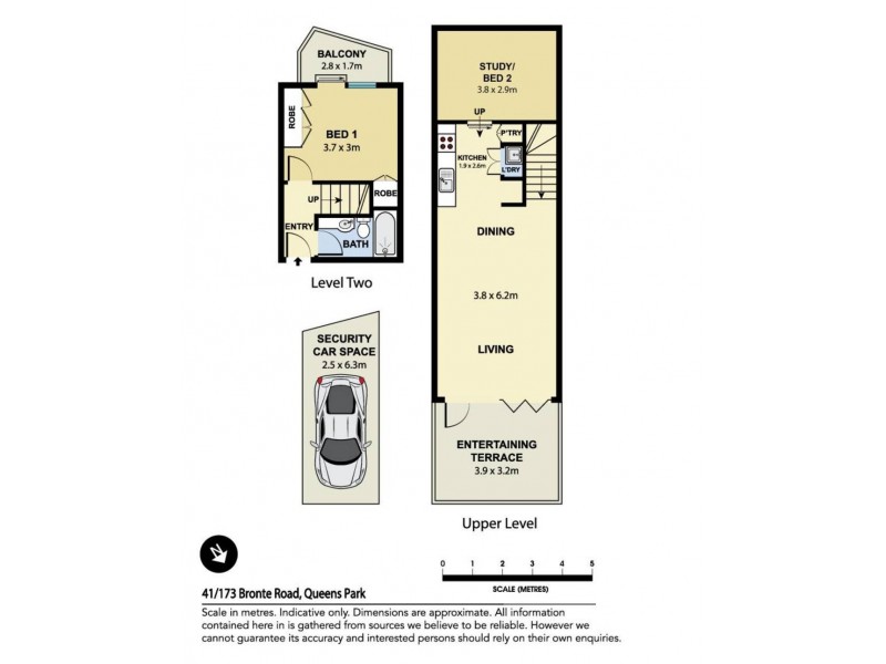41/173 Bronte Road, Queens Park NSW 2022 Floorplan