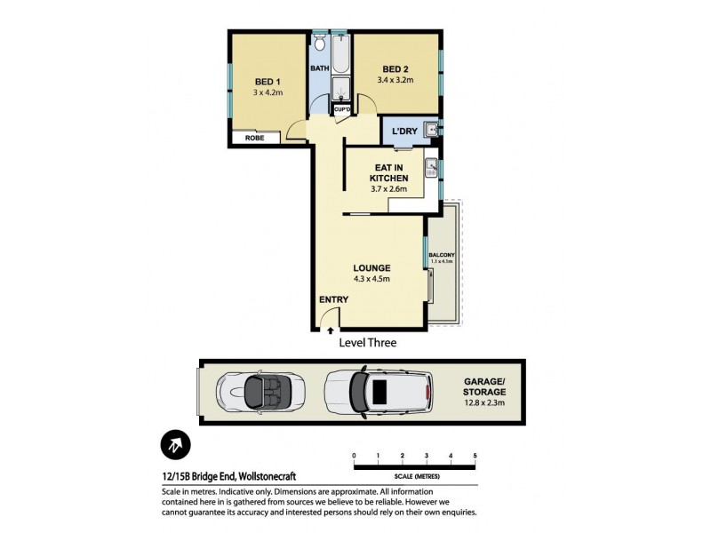 12/15B Bridge End, Wollstonecraft NSW 2065 Floorplan