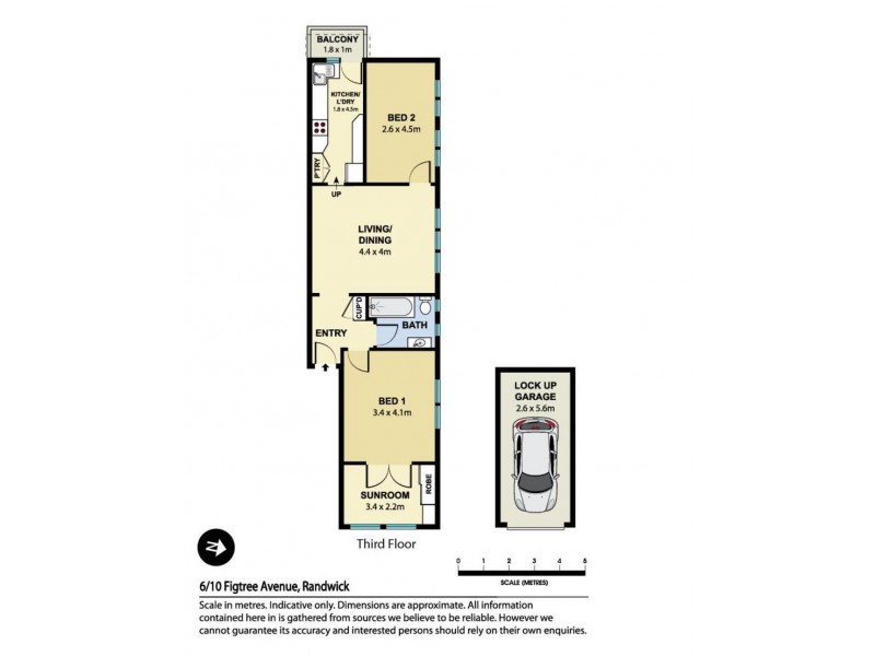 6/10 Figtree Avenue, Randwick NSW 2031 Floorplan