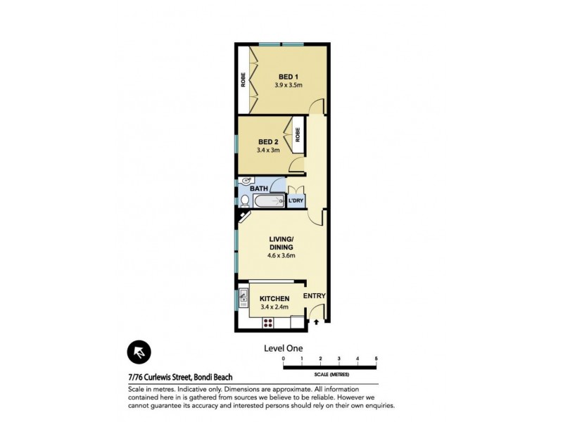 7/76 Curlewis Street, Bondi Beach NSW 2026 Floorplan