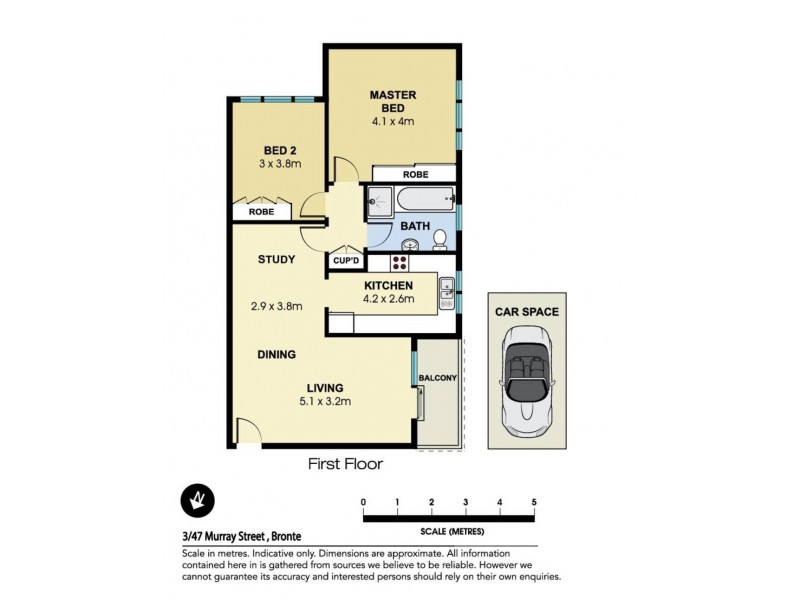 3/47 Murray Street, Bronte NSW 2024 Floorplan