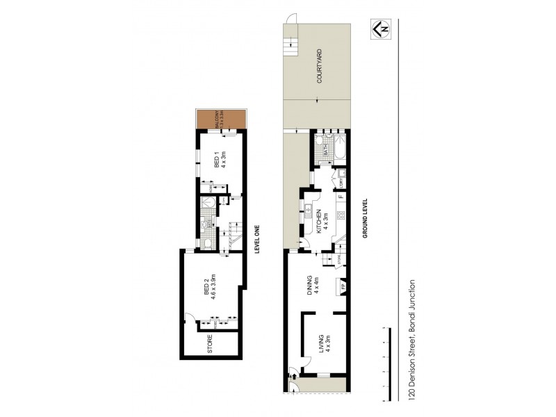 120 Denison Street, Bondi Junction NSW 2022 Floorplan