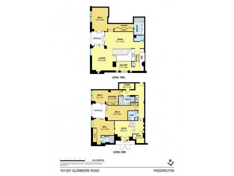 101/357 Glenmore Road, Paddington NSW 2021 Floorplan