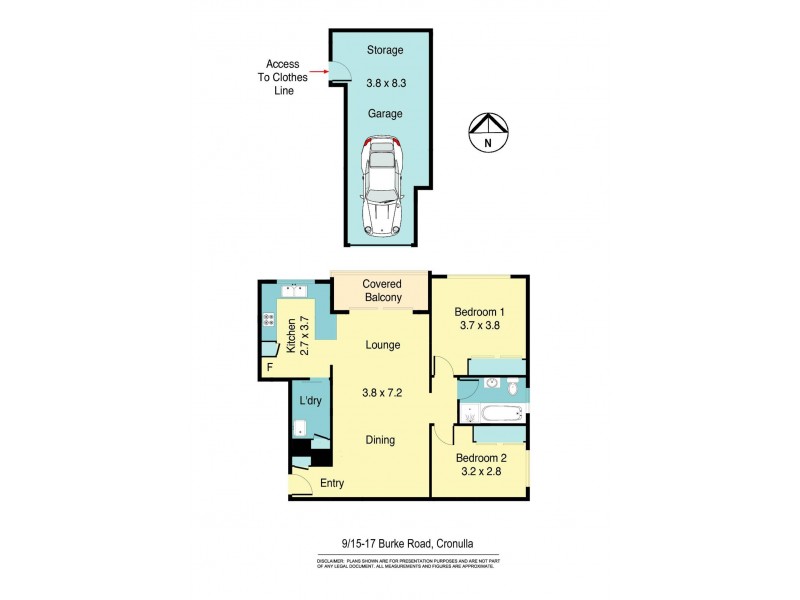 9/15-17 Burke Road, Cronulla NSW 2230 Floorplan