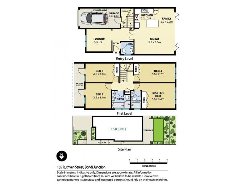 105 Ruthven Street, Bondi Junction NSW 2022 Floorplan