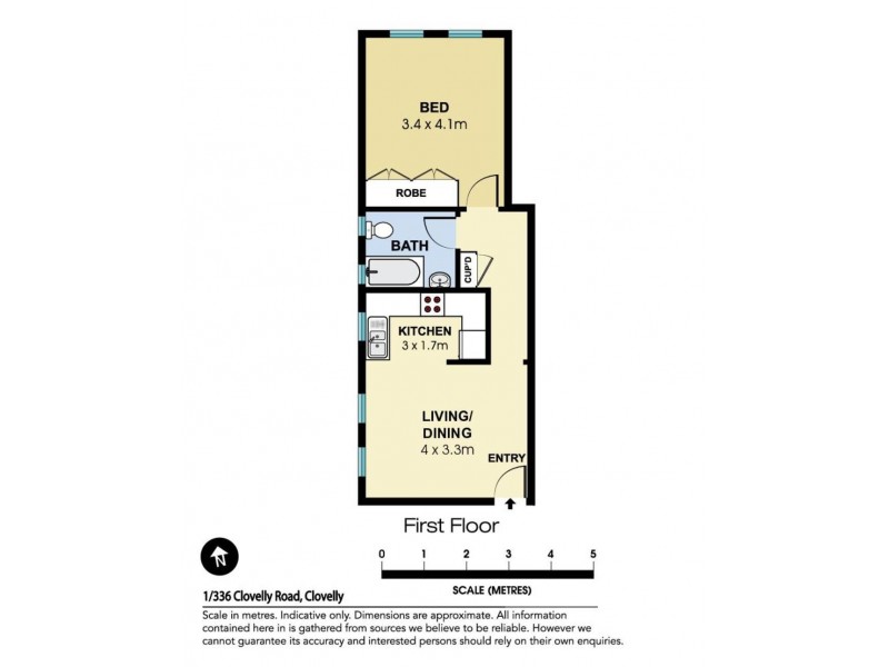1/336 Clovelly Road, Clovelly NSW 2031 Floorplan