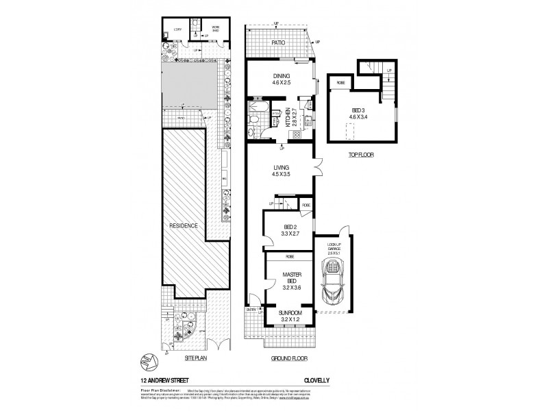 12 Andrew Street, Clovelly NSW 2031 Floorplan